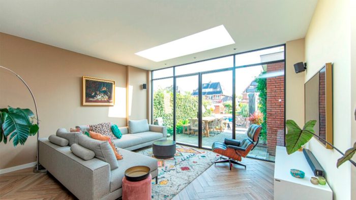 Moderne uitbouw Heemstede Bouwbedrijf Wendelgelst